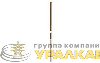 Заземлитель вертикальный 1500мм d14.2мм омедн. сталь DKC 