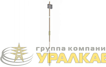 Комплект заземления верт. d14.2 дл.3м (2х1.5м) DKC 