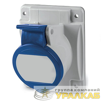 Розетка скрыт. уст. 16А 230В 2P+E с наклоном IP44 DKC 