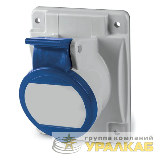 Розетка скрыт. уст. 16А 230В 2P+E с наклоном IP44 DKC 