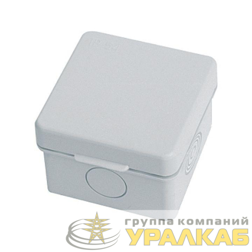 Коробка распаячная КМР-030-037 пылевлагозащ. 65х65х50 без мембранных вводов PROxima EKF 