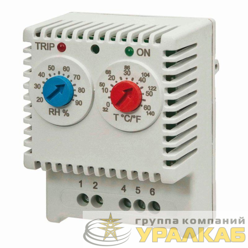 Гигротермостат электронный T: 10-50град.C rH: 30-90% 230В DKC 