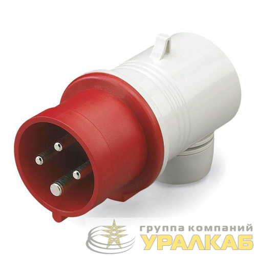 Вилка кабельная угловая 32А 3P+E 400В IP44 DKC 