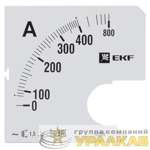 Шкала сменная для A961 400/5А-1.5 PROxima EKF 