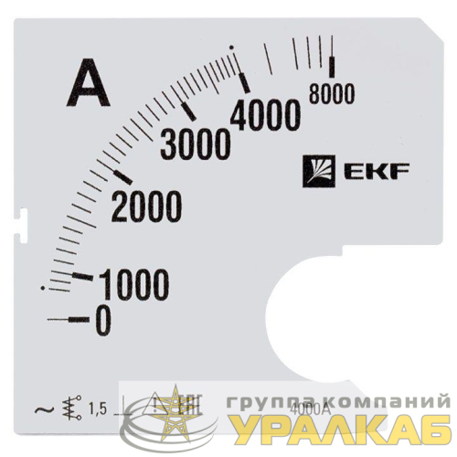 Шкала сменная для A961 4000/5А-1.5 PROxima EKF 