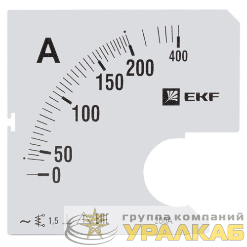 Шкала сменная для A961 200/5А-1.5 PROxima EKF 