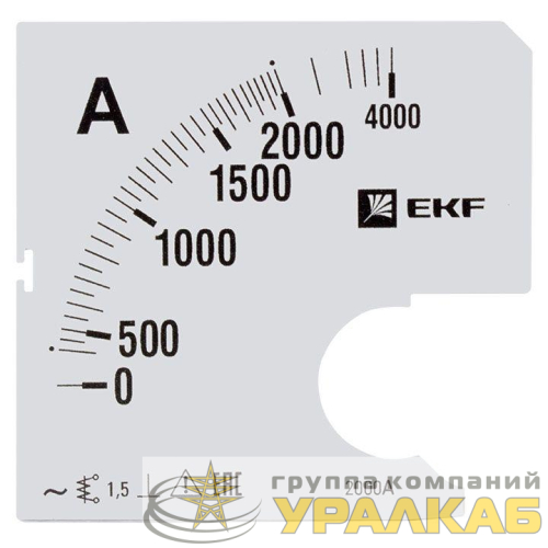 Шкала сменная для A961 2000/5А-1.5 PROxima EKF 