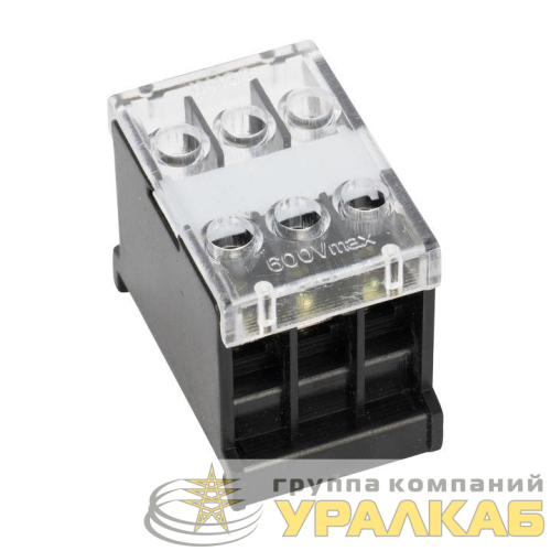 Терминал клеммный БЗД-3 до 2.5кв.мм 20А PROxima EKF 