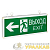 Светильник аварийно-эвакуационный EXIT-201 двухсторонний LED Basic EKF 