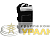 Розетка компьютерная 1-м СП Brava 1мод. RJ45 5E черн. экран. DKC 