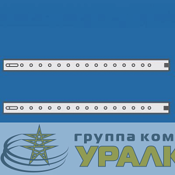 Комплект направляющих для горизонт. разд. 195мм DKC 