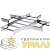 Ответвитель для лестн. лотка Х-образ. 500х100 R-300 DKC 