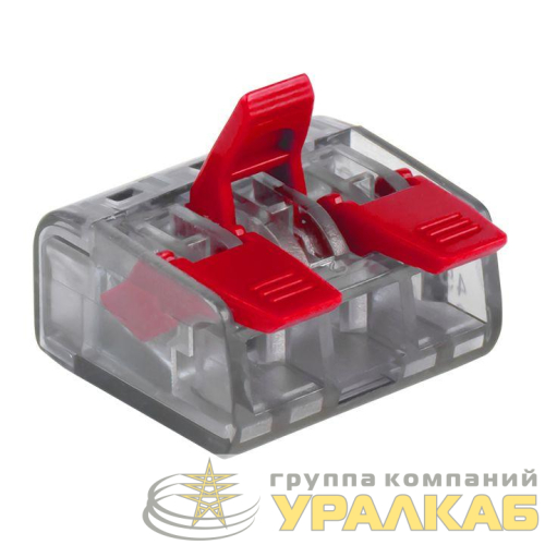 Клемма СМК 221-413 3 отверстия 0.2-4.0кв.мм (уп.4шт) PROxima EKF 