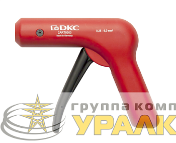 Клещи для обжима гильз 0.08-10кв.мм фронтальная подача (квадрат) DKC 