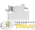 Тройник для кабель-канала 140х50 с разд. сер. мет. DKC 