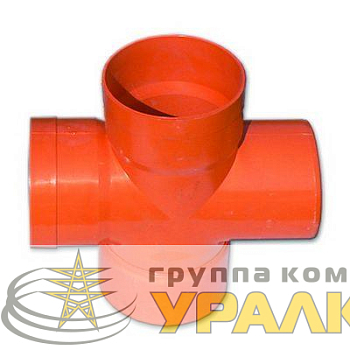 Ответвитель Х-образ. для гофр. двустен. труб 90град. d90 DKC 