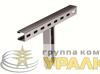 Крепление Т-образ. к верт. двутавровой балке 200мм гор. оцинк. DKC 