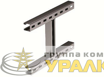 Крепление Н-образ. к верт. двутавровой балке 200мм гор. оцинк. DKC 