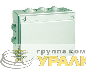 Коробка распределительная ОП 240х190х90мм IP55 2 каб. ввод DKC 