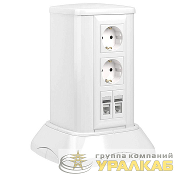 Мини-колонна для эл. установ. 0.25м бел. DKC 