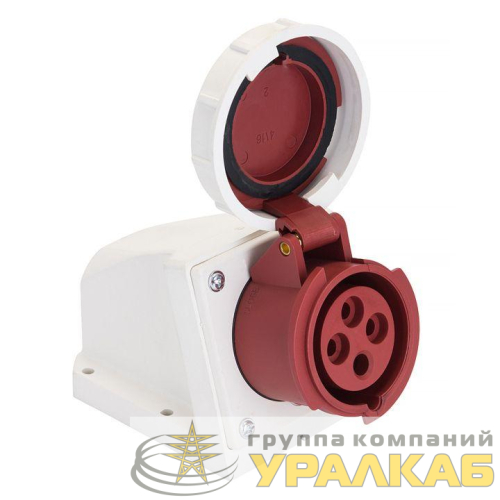 Розетка стационарная наружная 1242 3Р+РЕ 32А 380В IP67 PROxima EKF 