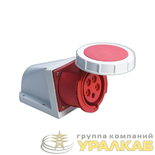 Розетка стационарная наружная 1252 3Р+РЕ+N 32А 380В IP67 PROxima EKF 