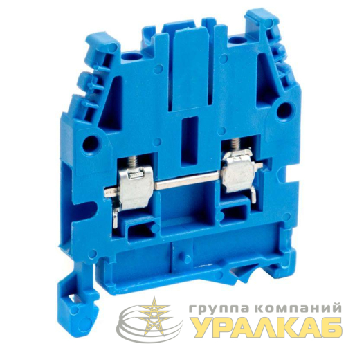 Клемма зажим. CBC.10(Ex)i 10кв.мм син. (уп.100шт) DKC 