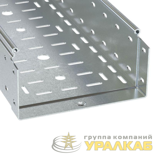 Лоток листовой перфорированный 400х100 L3000 сталь 1.5мм DKC 