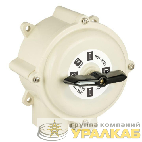 Переключатель пакетный 1-кл. 16А IP56 ПП 2-16/Н2 М2 пл. беж. EKF 