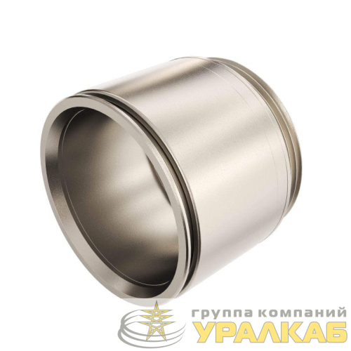 Муфта труба-коробка d63мм IP66/IP67 М63х1.5 никелир. латунь DKC 