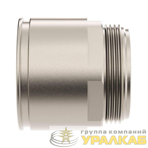 Муфта труба-коробка d50мм IP66/IP67 М50х1.5 никелир. латунь DKC 