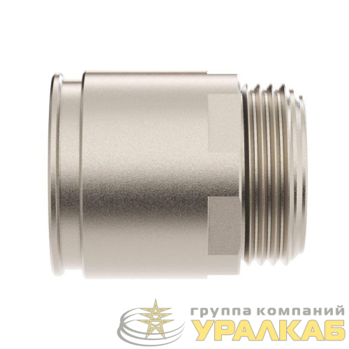 Муфта труба-коробка d32мм IP66/IP67 М32х1.5 никелир. латунь DKC 