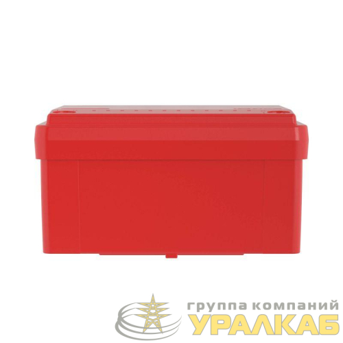 Коробка распределительная ОП 100х100х50мм IP56 гладкие стенки красн. DKC 