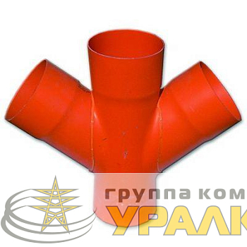 Ответвитель X-образ. для гофр. двустен. труб 45град. d160 DKC 