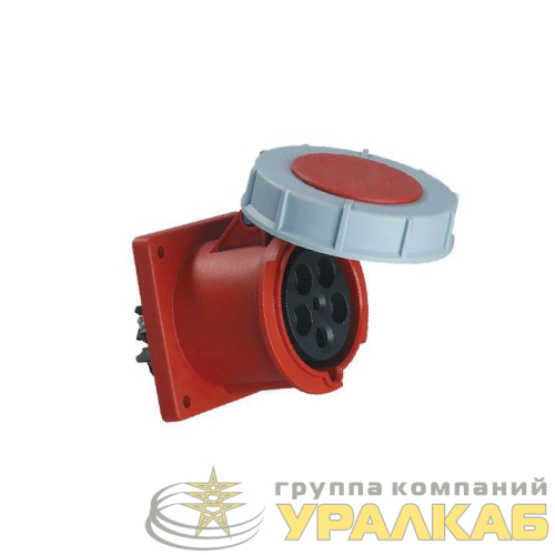 Розетка стационарная внутренняя 3452 3Р+РЕ+N 125А 380В IP67 PROxima EKF 