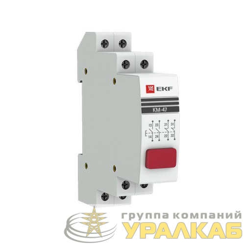Кнопка модульная КМ-47 красная EKF 