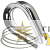 Коуш стальной оцинкованный под трос D6 (уп.10шт) DKC 