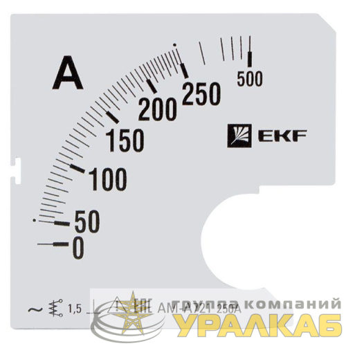 Шкала сменная для A721 250/5А-1.5 PROxima EKF 