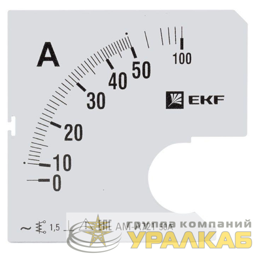 Шкала сменная для A721 50/5А-1.5 PROxima EKF 