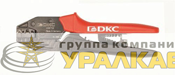 Клещи для обжима наконечников 0.25-6кв.мм и зачистки проводов DKC 