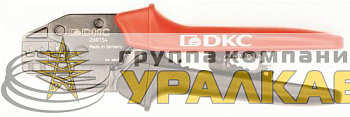 Клещи для обжима изолированных наконечников 0.25-6кв.мм и зачис.проводов DKC 
