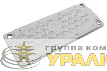 Ввод кабельный пластик V0 UL94. (36 отв.) IP65 DKC 