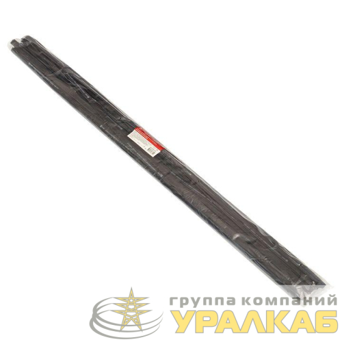 Трубка термоусадочная ТУТ нг 8/4 черн. 1м (уп.50м) PROxima EKF 