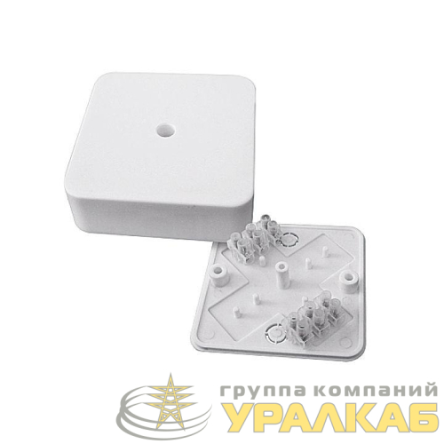 Коробка разветвительная КМР-030-030кг наружная 75х75х26 с клеммником бел. PROxima EKF 