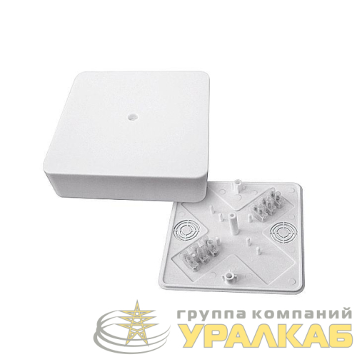 Коробка разветвительная КМР-030-032кг наружная 100х100х28 с клеммником бел. PROxima EKF 