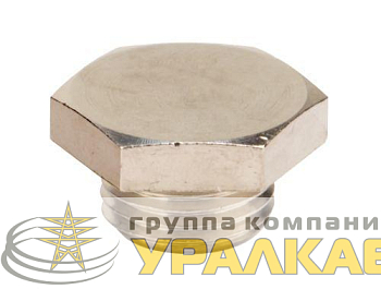 Заглушка M16х1.5 никелир. латунь DKC 
