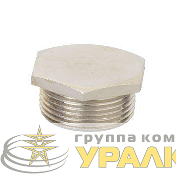 Заглушка M25х1.5 никелир. латунь DKC 
