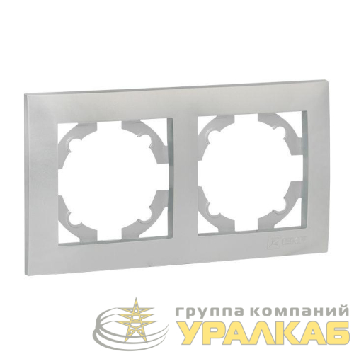 Рамка 2-м Валенсия сталь EKF 