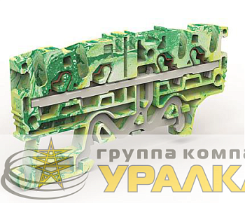 Клемма заземления 4 точки подключения на 2.5кв.мм DKC 