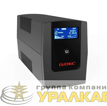 Источник бесперебойного питания ИБП Info LCD 800В.А IEC C13 (3) USB + RJ45 DKC 